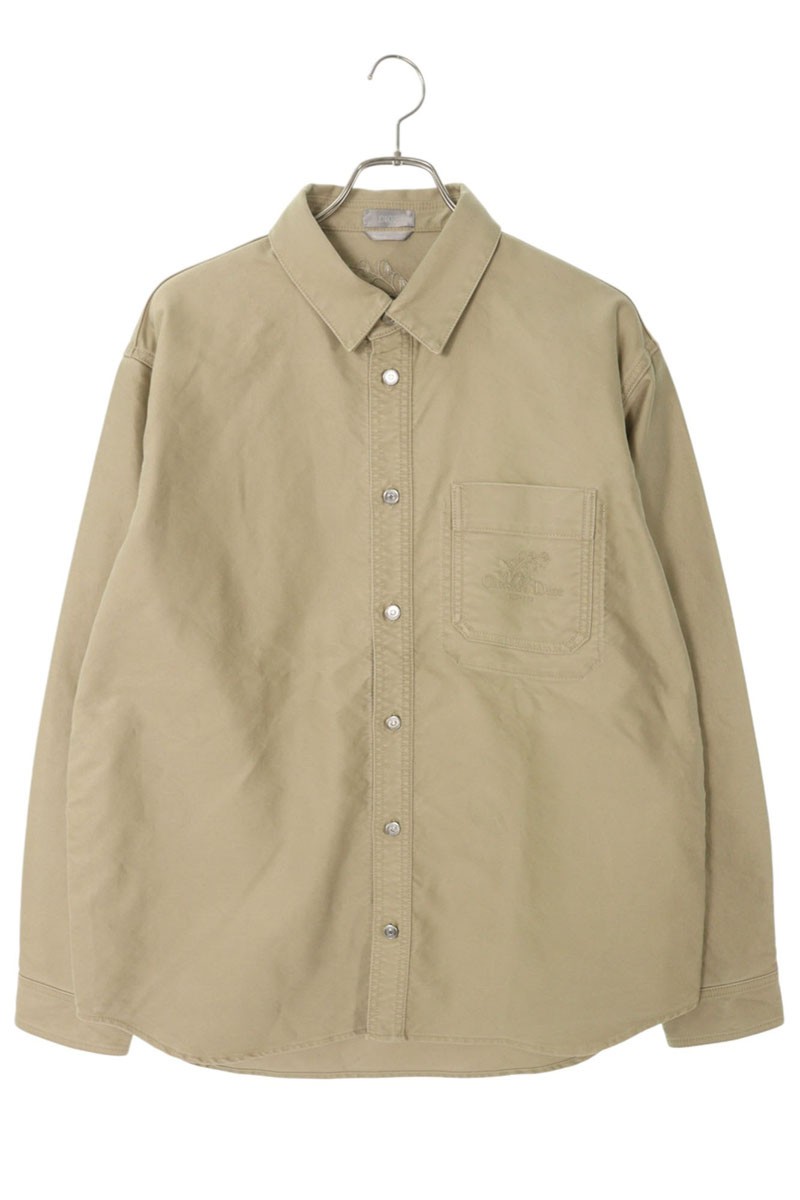 希少品‼️ Christian Dior 長袖シャツ　ストライプ　派手柄　38 shopbring_2024d180018