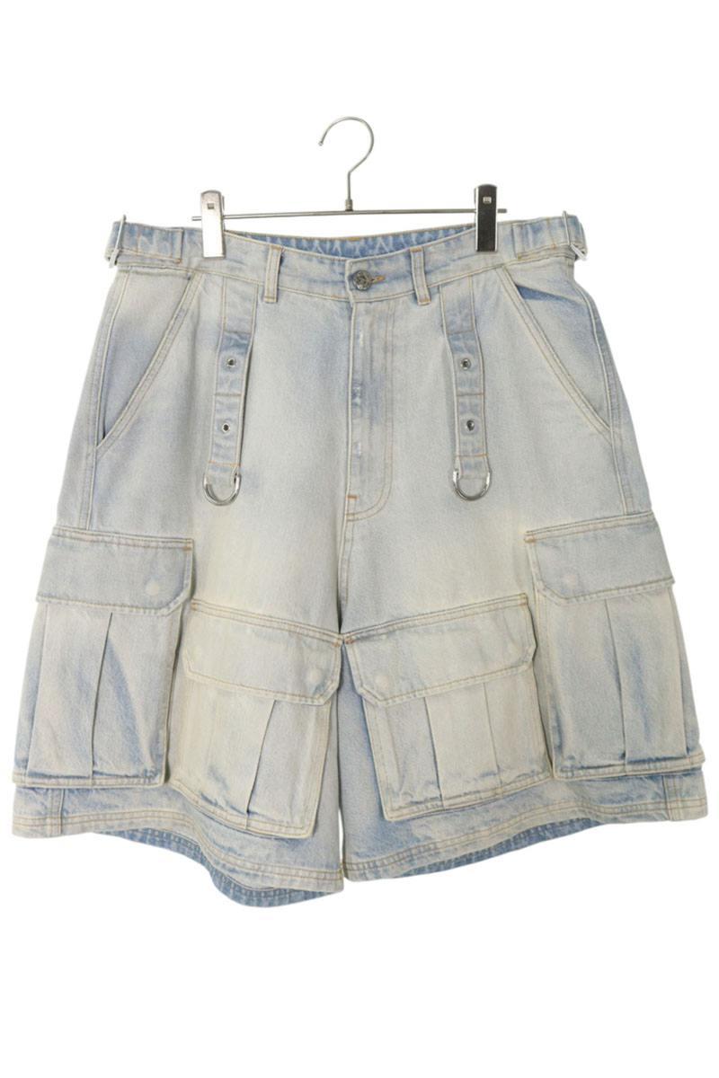 【VETEMENTS】 デニムホットショーツ ブルー ヴェトモン VETEMENTS(ヴェトモン) ショートパンツ(レディース) - 海外通販