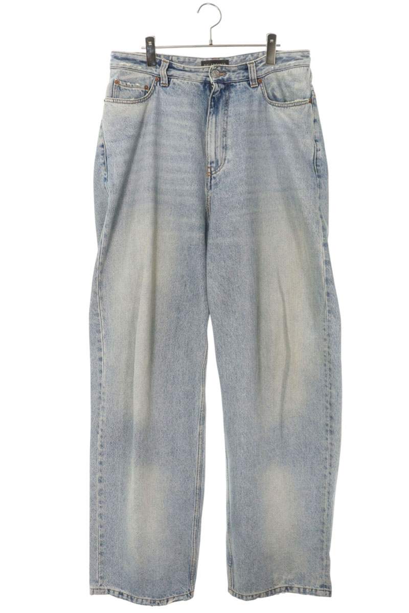 バレンシアガ　スタッズ　バギーデニムパンツ バレンシアガ BALENCIAGA 681693 TBP47 RAVER BAGGY PANTS