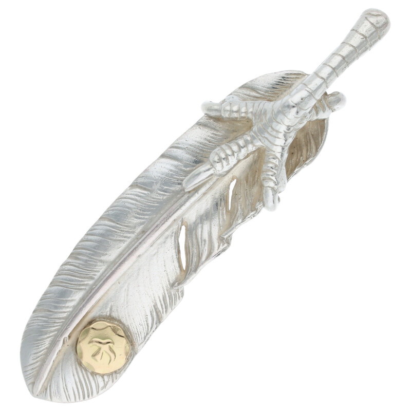 楽天市場】【Goro's ゴローズ】金爪メタル付き特大フェザー(左) 【中古