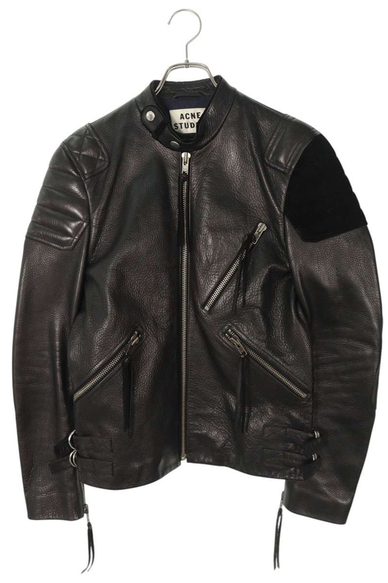 ぷん　Acne Studios ライダース　ジャケット　Mock 楽天市場】ACNE STUDIOS アクネストゥディオズ MOCK レザー
