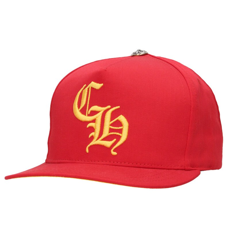 【新品未使用】クロムハーツ クロスパッチ ベースボール ハット キャップ 赤 CHROME HEARTS (クロムハーツ) CH HAT クロスパッチ付き ベース