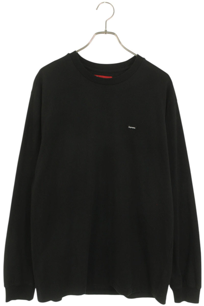 シュプリーム SUPREME 大きさ:M  Small Box L S Tee スモールボックスロゴ長袖カットソー(黒いこと)【914062】【SB01】【メンズ】【中古】bb51#rinkan*C