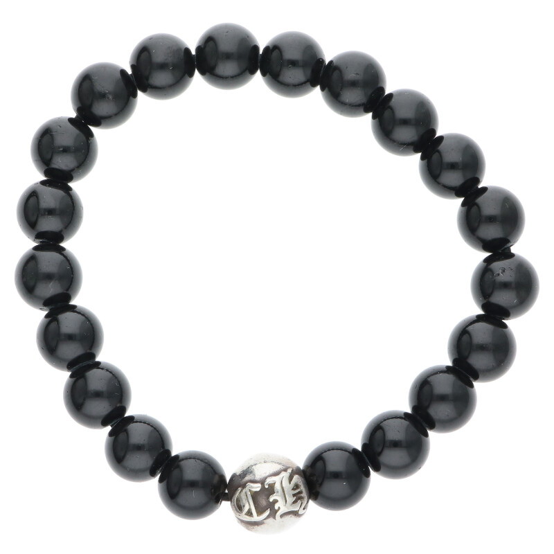 クロムハーツ ブラックビーズ ブレスレット 6mm 15163-250726-0252_1.jpg
