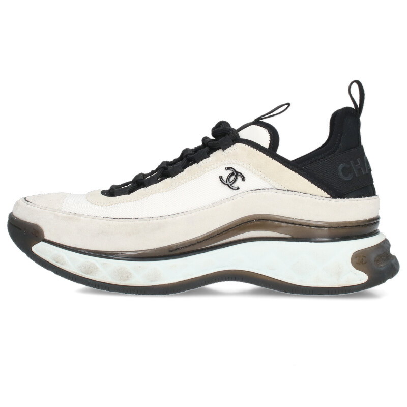 楽天市場】【シャネル】Chanel 20B ココマーク ニット ロゴ スニーカー