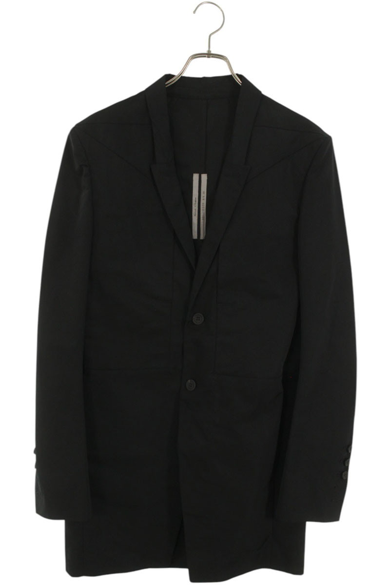 Rick owens 21ss ハーフ丈　ジャンプスーツ　46 ブラック　TE RickOwens 21ss ジャンプスーツ（Rick owens 21ss ハーフ丈