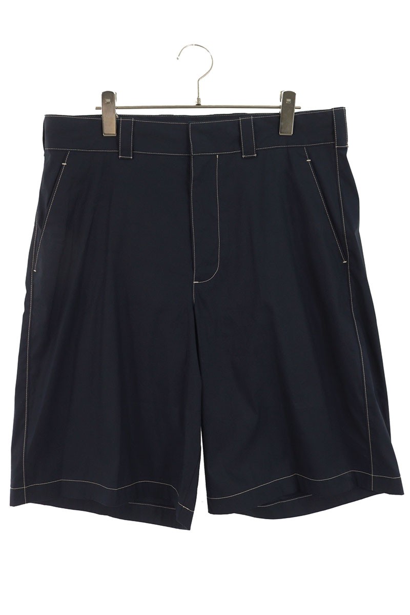 PRADA ストライプ ハーフパンツ　メンズ PRADA プラダ ハーフパンツ SPH179 1XTO メンズ ウール