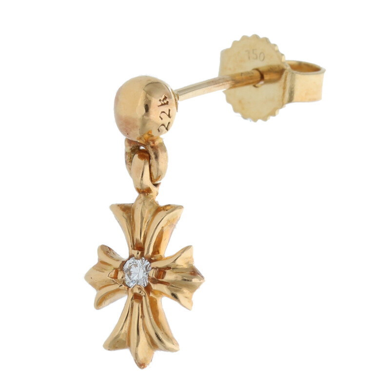 楽天市場】クロムハーツ Chrome Hearts 22K HOOP TFP TINY タイニー