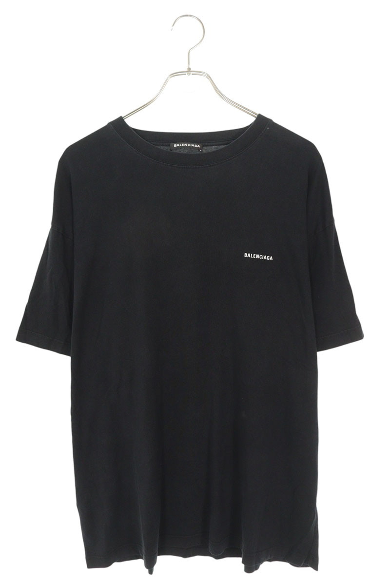 【BALENCIAGA】パリ ロゴ プリント オーバーサイズ T シャツ BALENCIAGA】パリ ロゴ プリント オーバーサイズ T シャツ