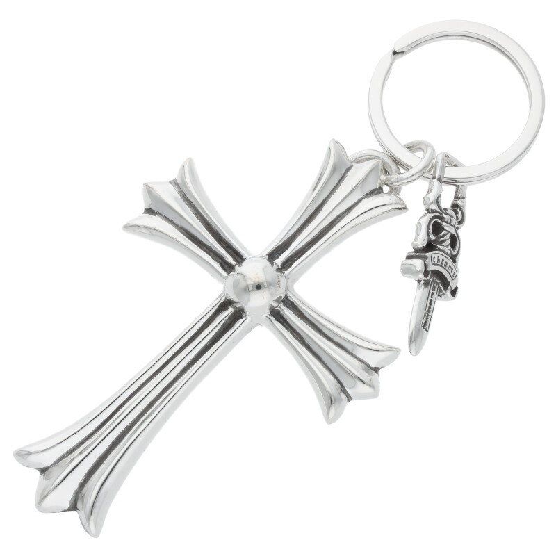 新品未使用　クロムハーツ　SMALL CROSS & #5 DGGR キーリング CHROME HEARTS クロムハーツ SMALL CROSS & #5 DGGR キーリング