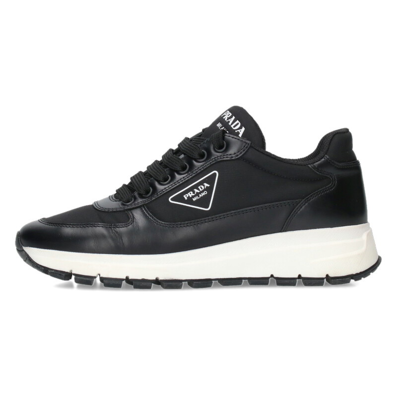 プラダPrada　厚底 レザー ローカット スニーカー 1E536L ホワイト 楽天市場】【プラダ】Prada 厚底 レザー ローカット スニーカー