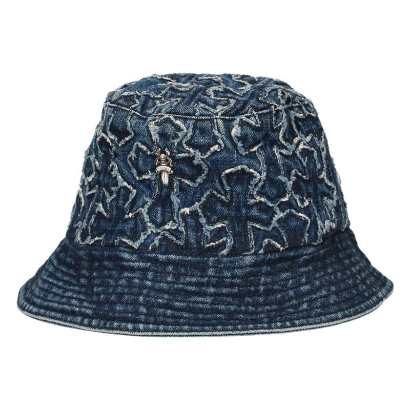 M/L Patchwork Denim パッチワーク デニム　クラッシャーハット Supreme シュプリーム 2023SS Frayed Patchwork Denim Crusher