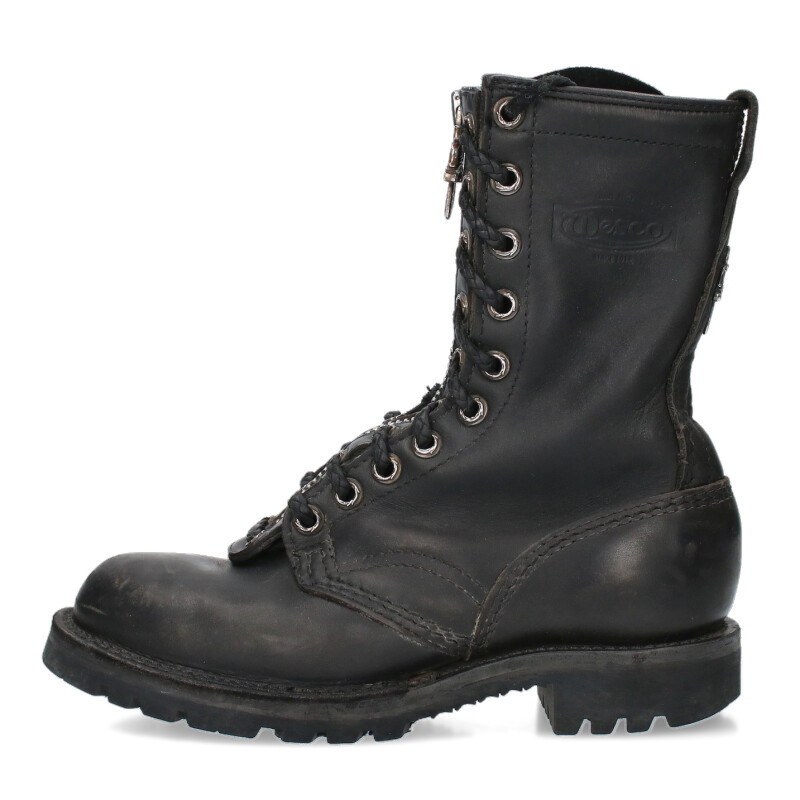 midas ミダス2way クロムブーツ 本革 スタッズ ブラックレザー 15582-250808-0031_1.jpg