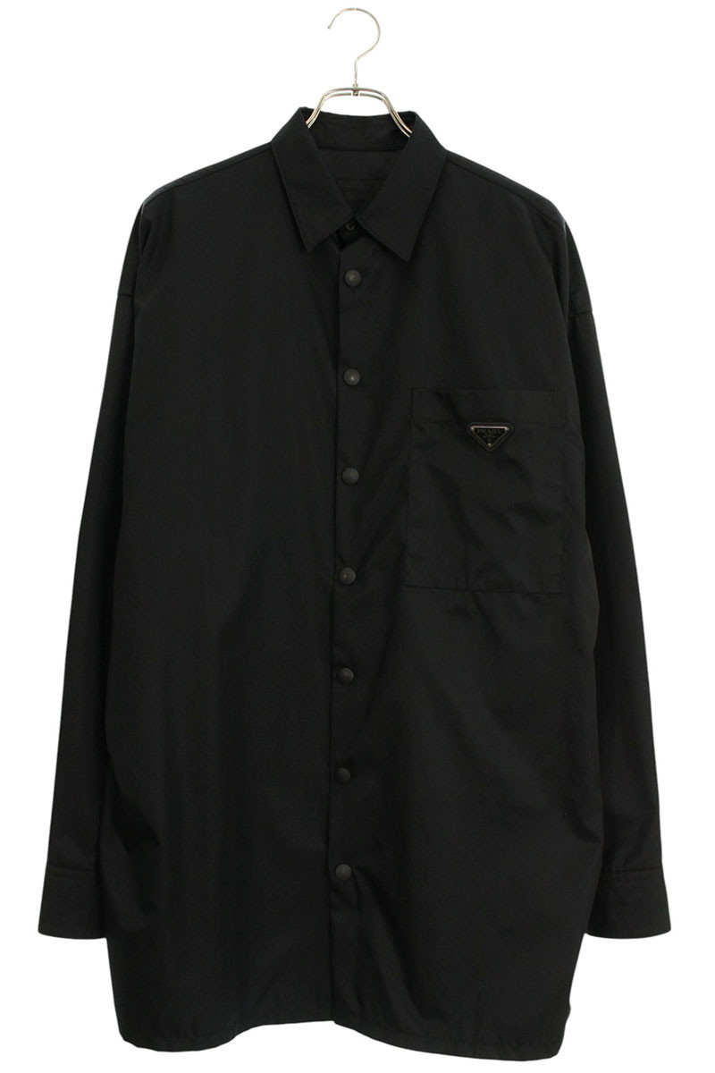 PRADA オーバーサイズシャツ 付属品付 美品 PRADA プラダ オーバーサイズ デニムシャツ 36