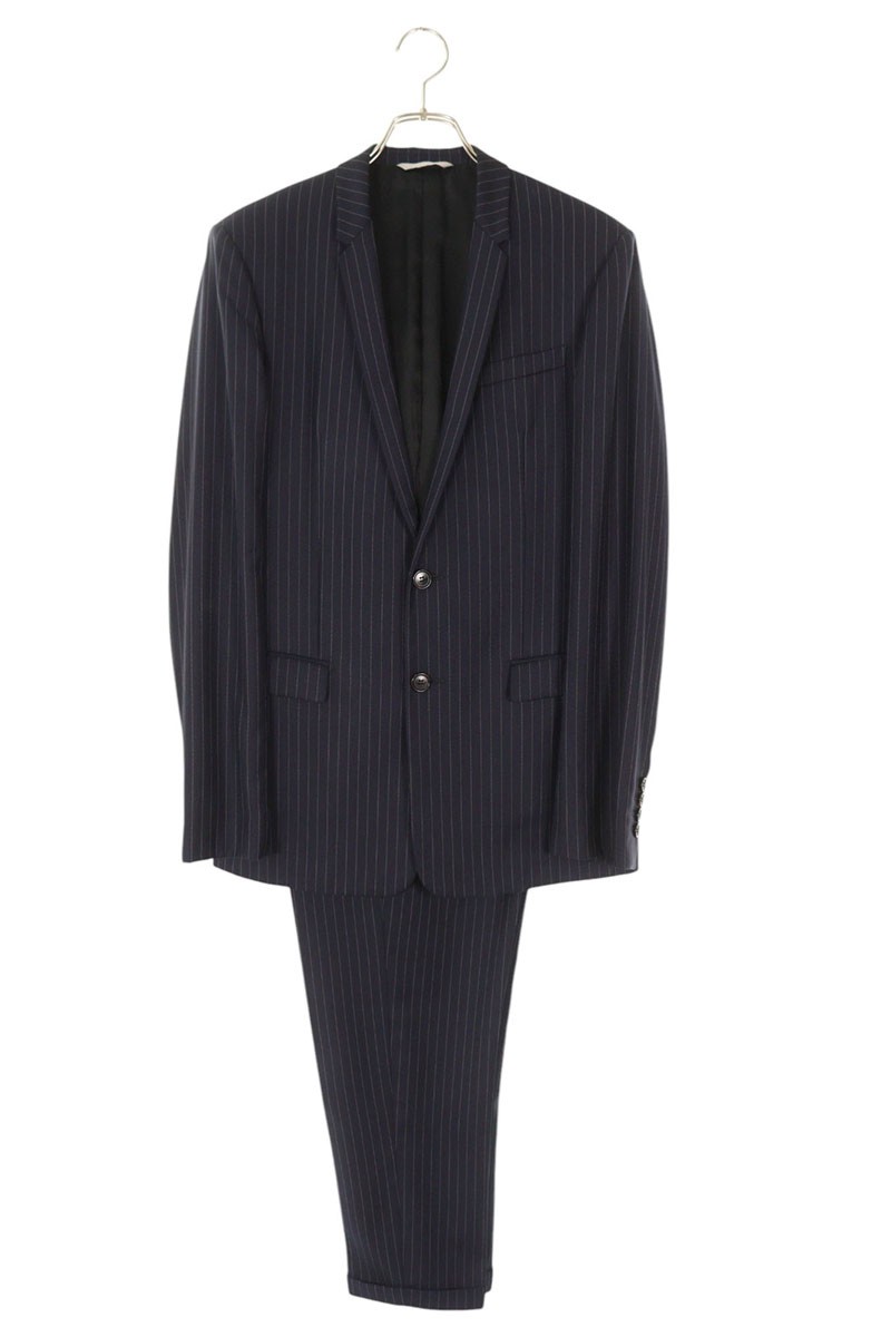 【美品】DiorHomme ディオールオム　メンズ スーツ 44 ブラック 美品】DiorHomme ディオールオム ディオール メンズ スーツ 44