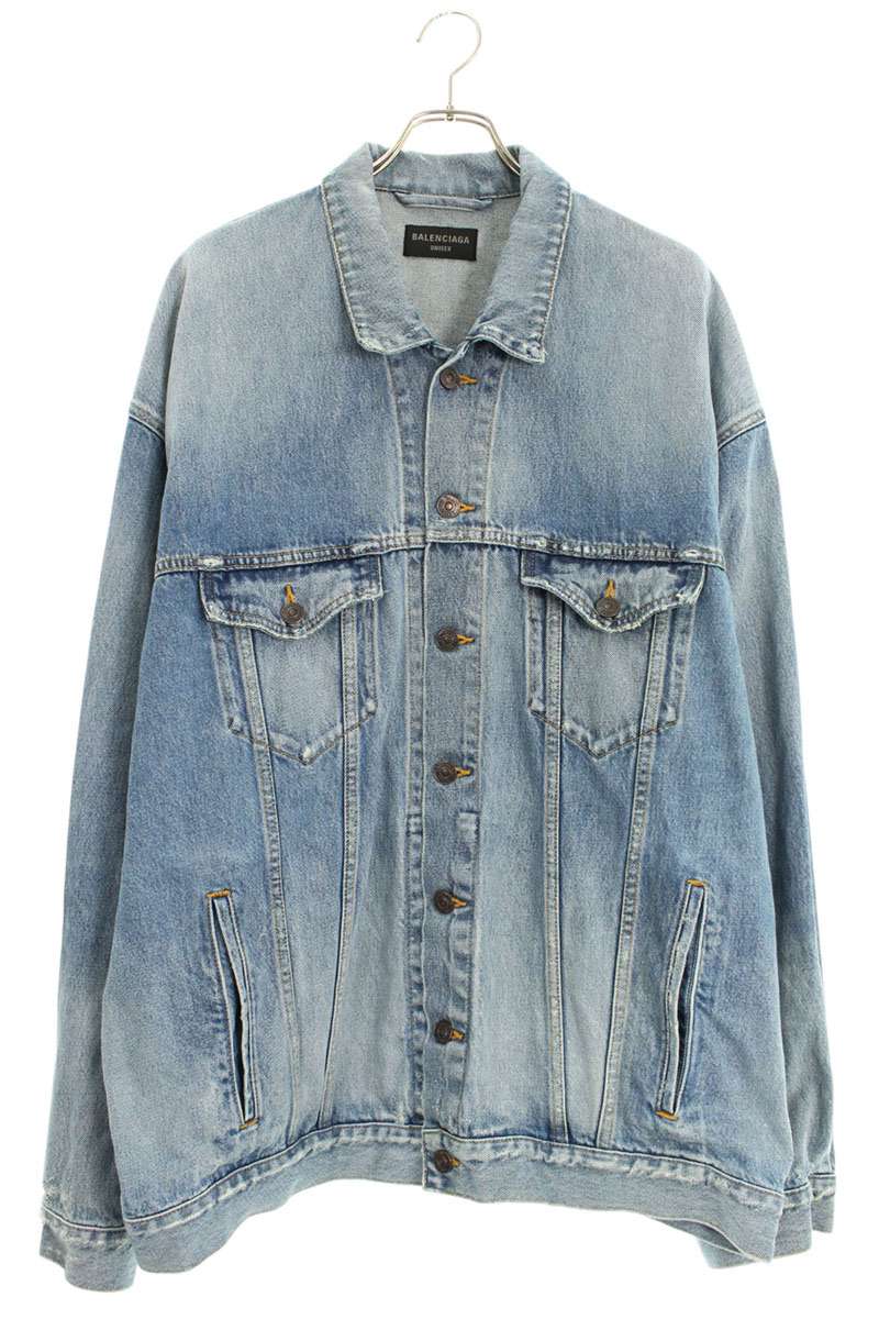 バレンシアガ　デニムジャケット 楽天市場】バレンシアガ BALENCIAGA サイズ:S 23AW 750983 TNW65