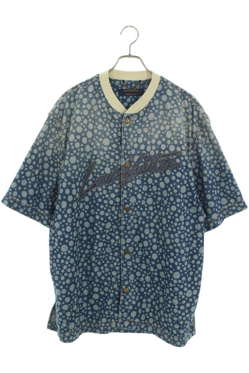 楽天市場】LOUIS VUITTON 2020AW LV Leaf Denim Baseball Shirt