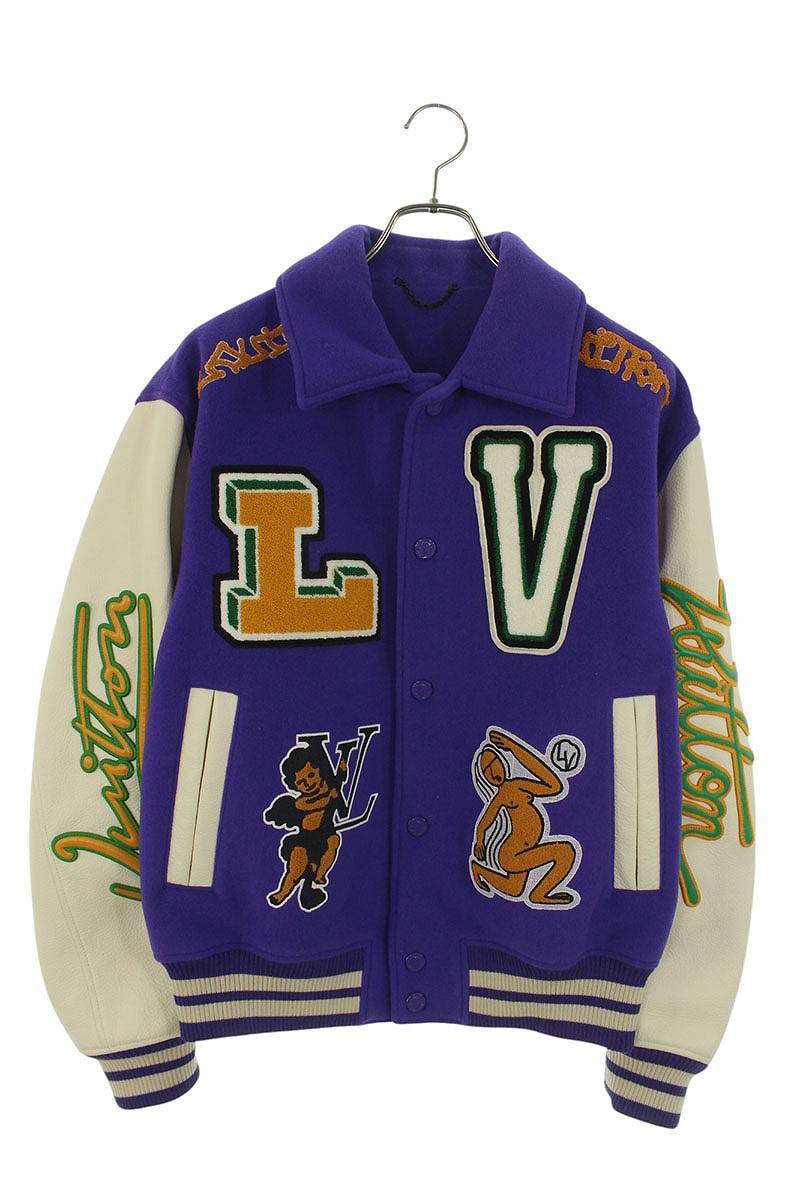 セール　未使用級　ルイヴィトン バーシティ ジャケット スタジャン52 XL セール 未使用級 ルイヴィトン バーシティ ジャケット スタジャン52 XL