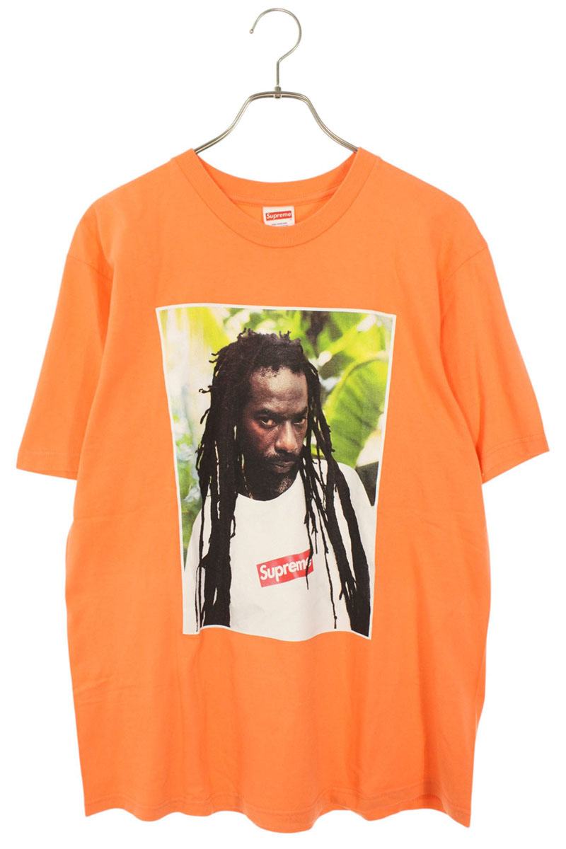 シュプリーム SUPREME 大きさ:M  19SS  Buju Banton Tee ブジュバントンフォトプリントプルオーバー(赤いこと調)【924062】【OM10】【メンズ】【中古】bb411#rinkan*B