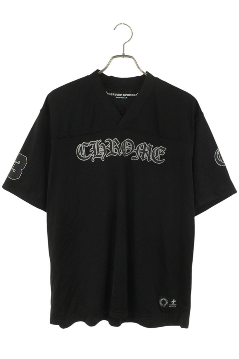CHROME HEARTS メッシュシャツ ブラック　M タグ無 CHROME HEARTS (クロムハーツ) FOTI スカル メッシュ Tシャツ