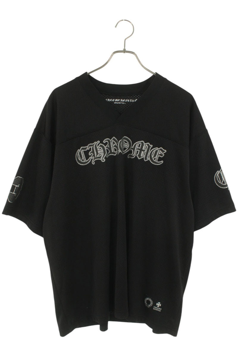 【プーコ】 CHROME HEARTS メッシュシャツ ブラック　Sタグ無 プーコ】 CHROME HEARTS メッシュシャツ ブラック Sタグ無