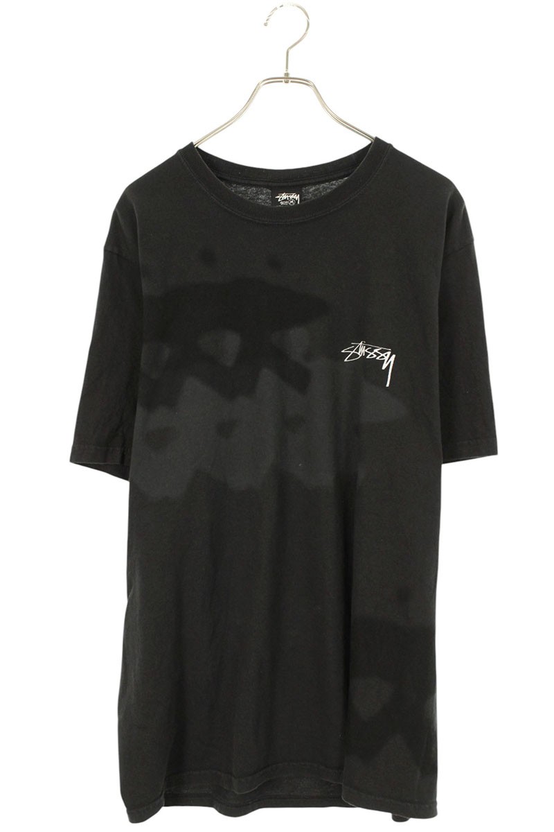 ステューシー STUSSY 大きさ:M  25SS  LOW TIDE PIG DYED TEE ピグメントダイプルオーバー(黒いこと)【914062】【SB01】【メンズ】【中古】bb187#rinkan*A