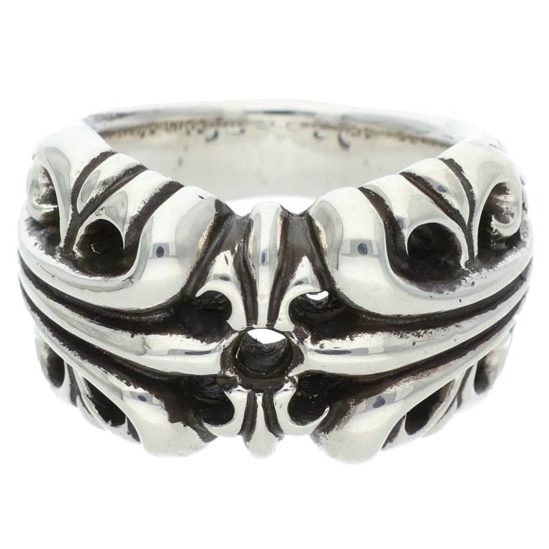 クロムハーツ　リング CHROME HEARTS】クロムハーツ フローラルクロス リング・指輪 11