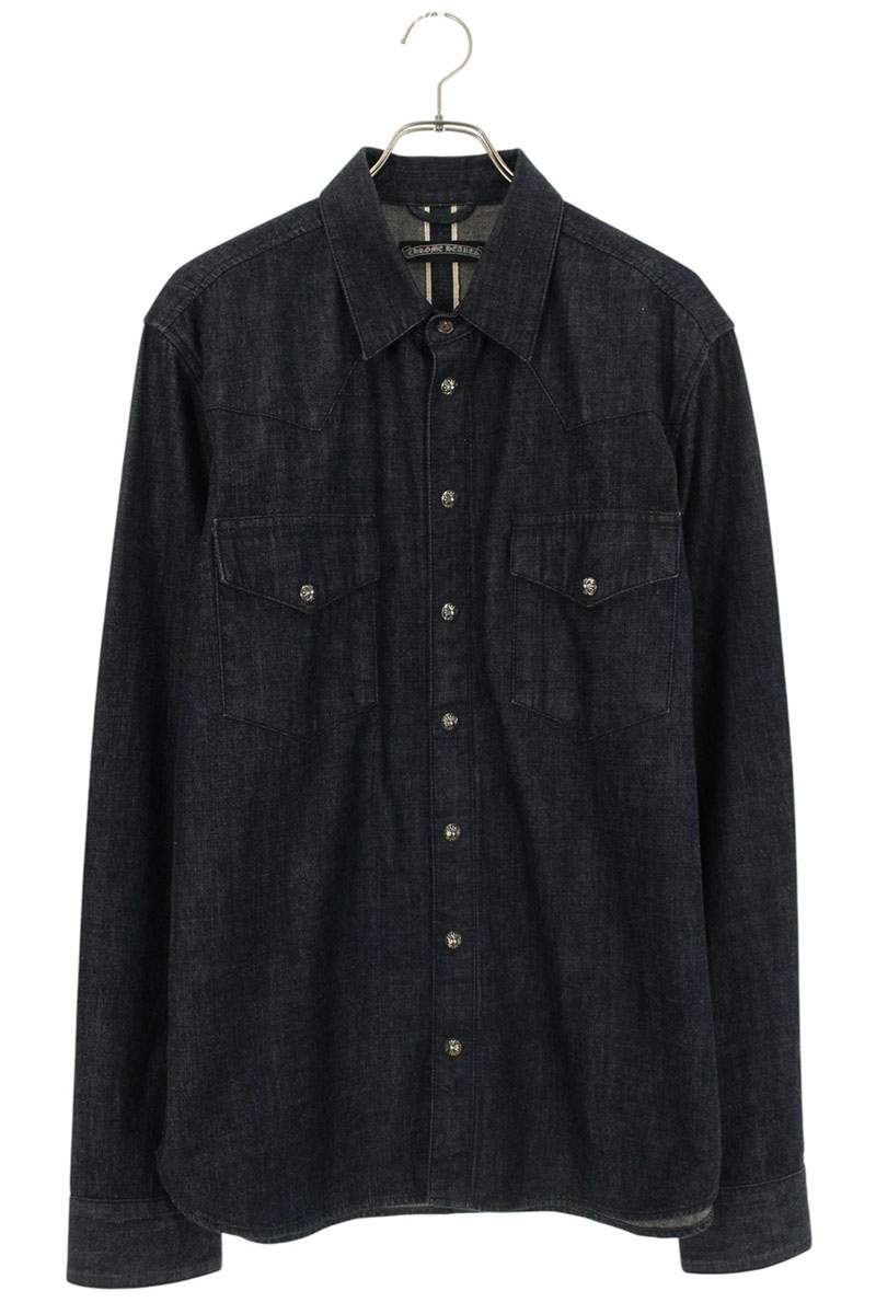 楽天市場】CHROME HEARTS クロムハーツ シャツ CHクロス レザー