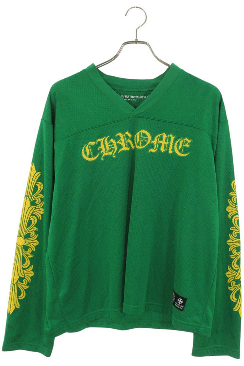 ロンＴ メッシュ 緑 glimmer ドライ メッシュロングスリーブTシャツ 無地 長袖