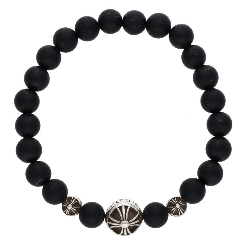 クロムハーツ ビーズブレスレット 4mm ブラックダイヤカスタム 楽天市場】クロムハーツ【CHROMEHEARTS】【ブラックダイヤモンド