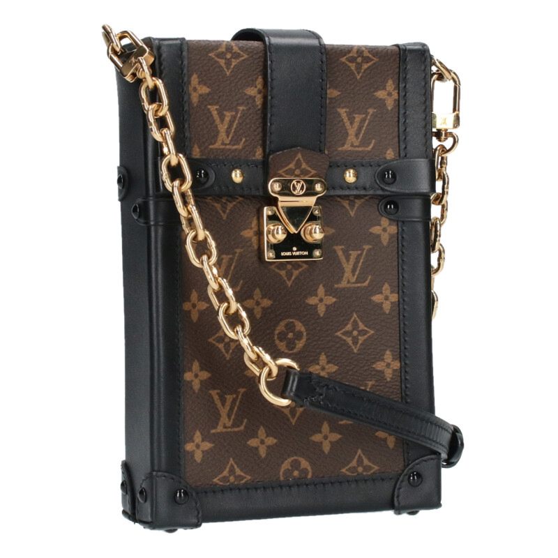 ルイヴィトン LOUISVUITTON   M63913 ポシェット・ブート ヴェルティカル モノグラムチェーンショルダーバッグ(赤銅色×ゴールド)【209052】【SB01】【小物】【中古】bb334#rinkan*A