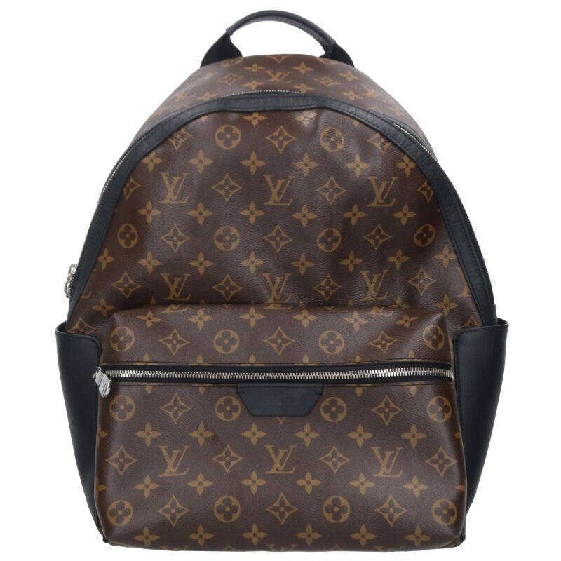 ルイヴィトン LOUISVUITTON　 サイズ:PM M46684 ディスカバリー･バックパック PM モノグラム･マカサー レザーバックパック(ブラウン×ブラック)【409052】【GZ14】【小物】【中古】bb82#rinkan*B