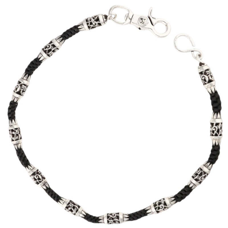 シルバー925ローラーウォレットチェーン クロムハーツ OLD ROLLER LONG-S オールド 1クリップ 9LINK