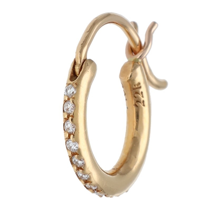 楽天市場】クロムハーツ Chrome Hearts 22K HOOP TFP TINY タイニー