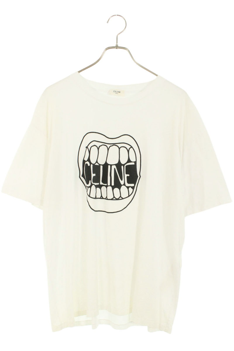 楽天市場】CELINE 2021SS Studded Logo S/S Tee 2X687501F