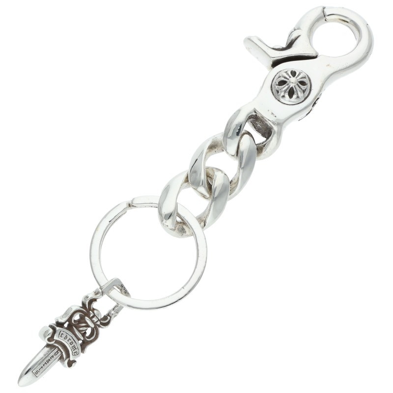 クロムハーツ 【CHROMEHEARTS】 クラシック　キーチェーン　2リンク クロムハーツキーリングショートクラシックチェーン2リンク