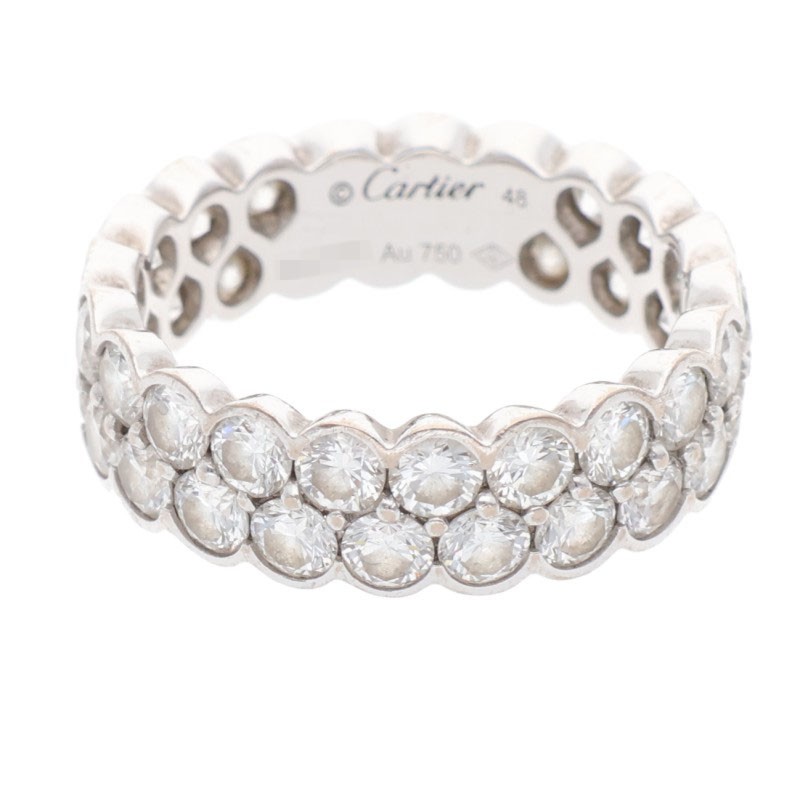 楽天市場】カルティエ Cartier リング ブロドリー 2ロウ ウェディング