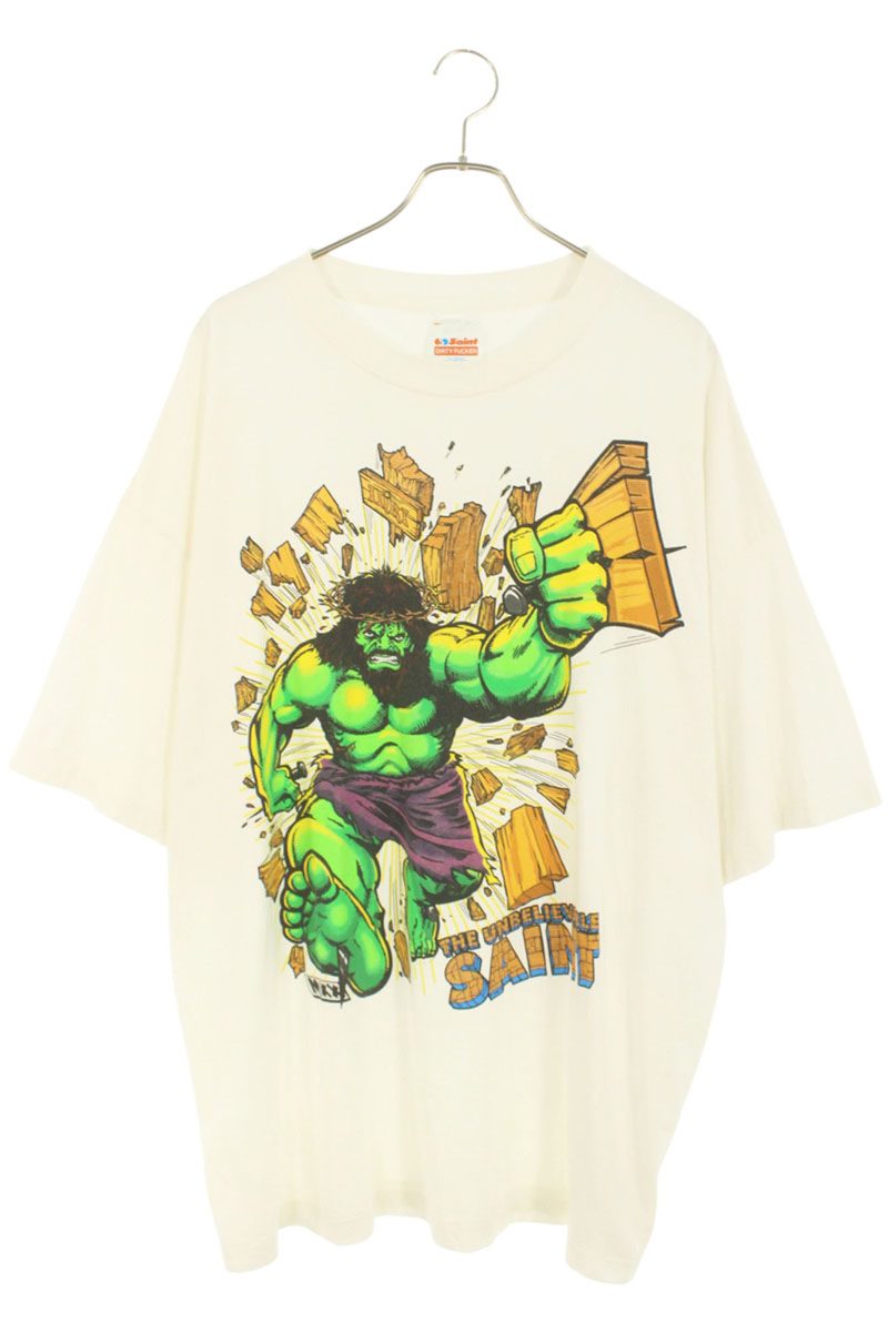 セントマイケル SAINT MICHAEL　 サイズ:XXL SM-HR1-0000-024 GRENMAN SS TEE プリントTシャツ(ホワイト)【923062】【SB01】【メンズ】【中古】bb33#rinkan*A