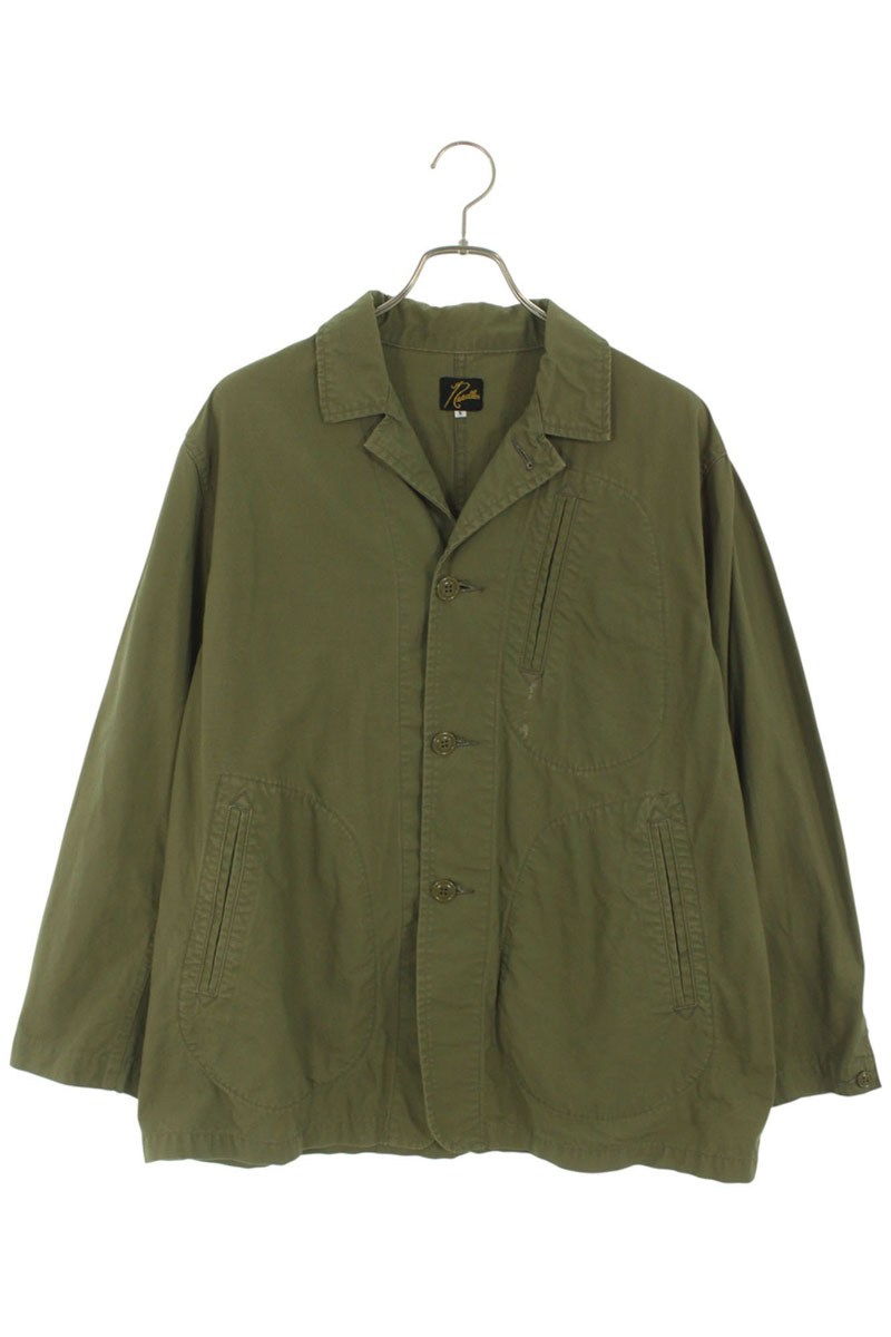 【Mサイズ】NEEDLES×SMITH’S コーデュロイカバーオール M 緑 ニードルズ×スミス第2弾、“蝶”の刺繍を配したコーデュロイの