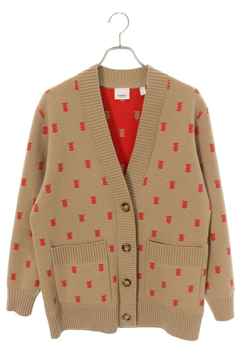 BURBERRY TB LOGO WOOL カーディガン size S Burberry - TB intarsia wool cardigan Burberry