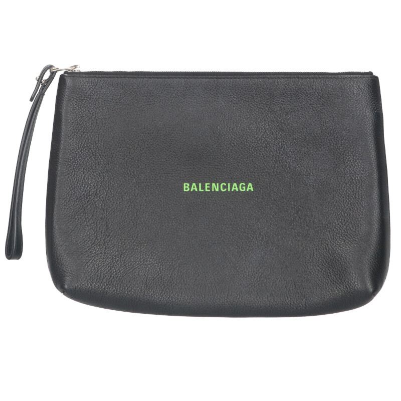 BALENCIAGA レザー クラッチバッグ 黒 楽天市場】BALENCIAGA バレンシアガ バッグ / ロゴ レザー