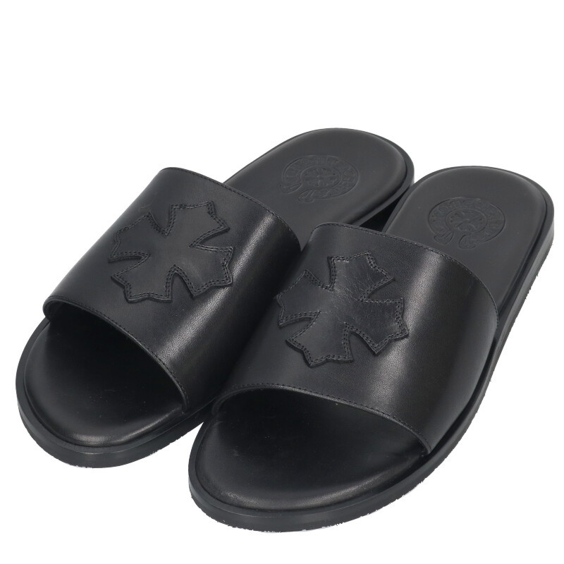 未使用品CHROME HEARTS サンダル 43（27cmクロムハーツ レザー 楽天市場】クロムハーツ【CHROMEHEARTS】SHOES CH SLIDE/レザー