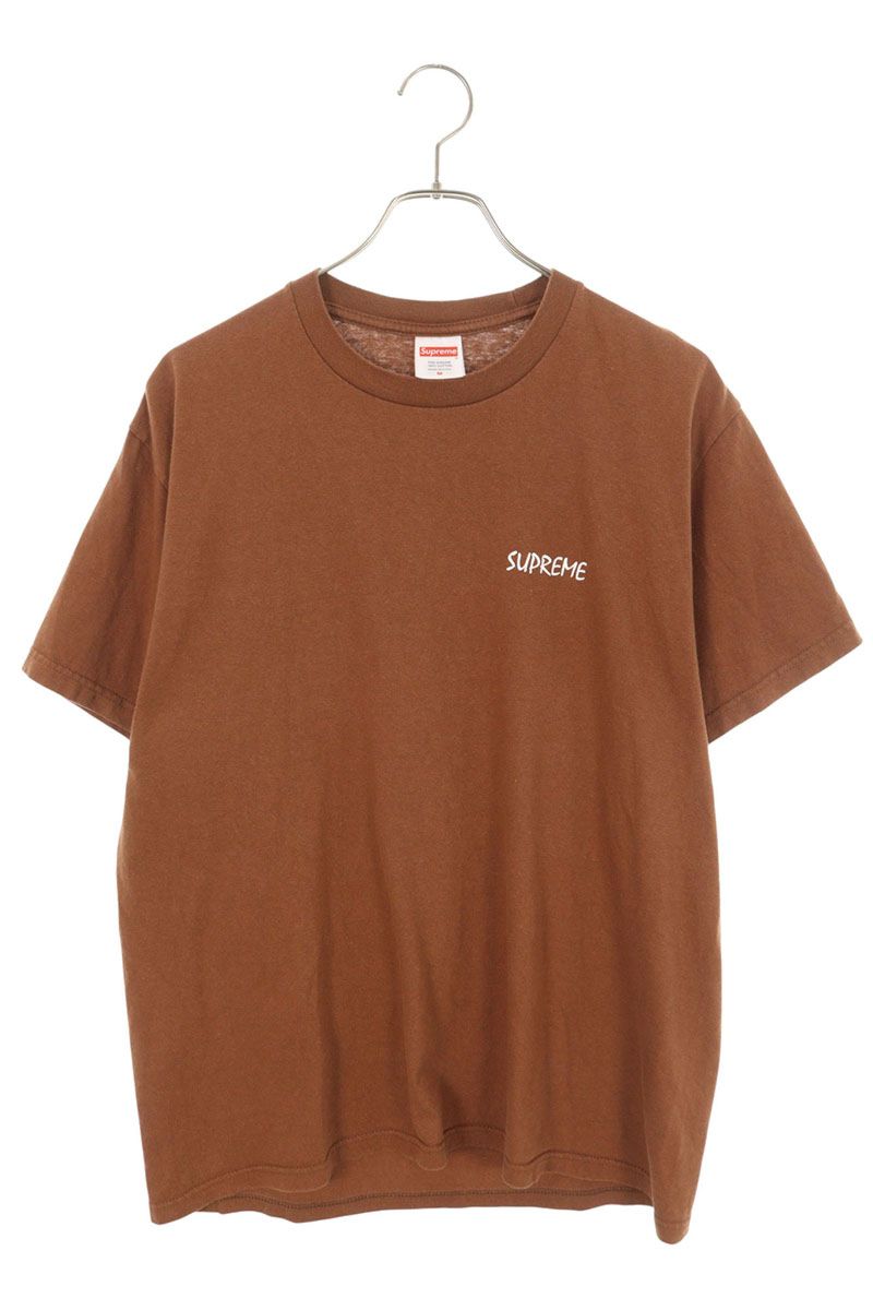 シュプリーム SUPREME　 サイズ:M 24SS Black Cat Tee ブラックキャットTシャツ(ブラウン)【923062】【SB01】【メンズ】【中古】bb132#rinkan*B