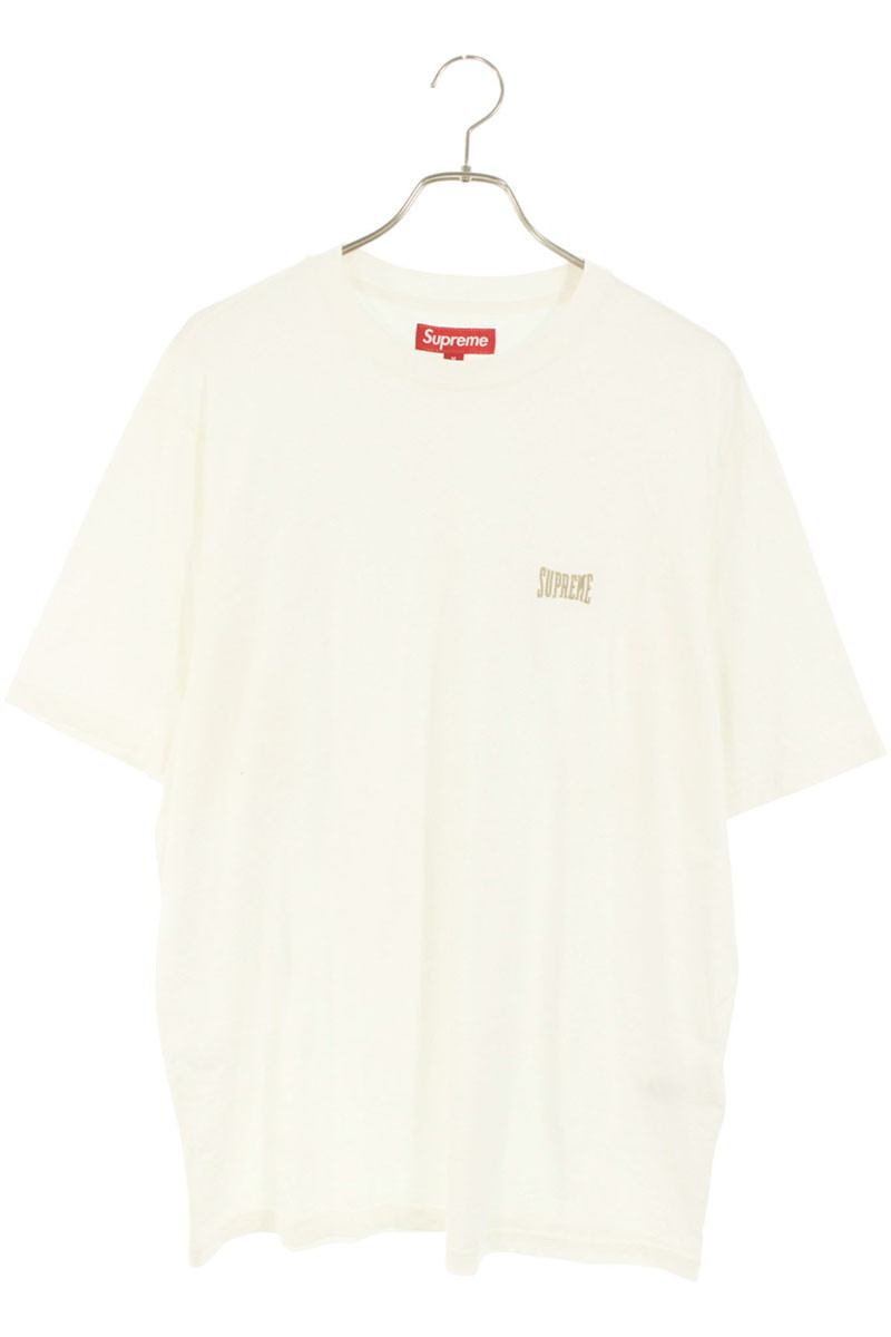 シュプリーム SUPREME 大いさ:M  25SS  Warm Up Washed S S Top Tee ウォームアップウォッシュドティーシャツ(白いこと)【924062】【OM10】【メンズ】【中古】bb30#rinkan*B
