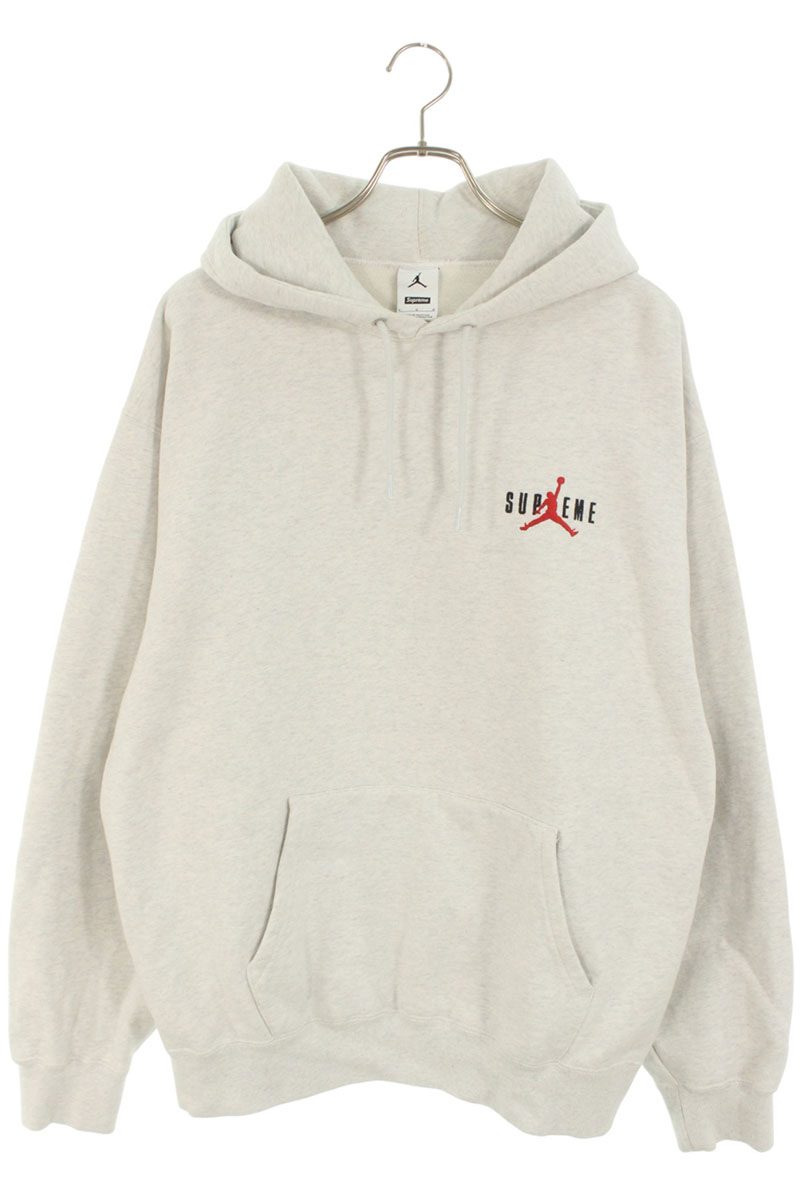 楽天市場】Supreme 24aw x Jordan Hooded Sweatshirt Ash Grey Size-L