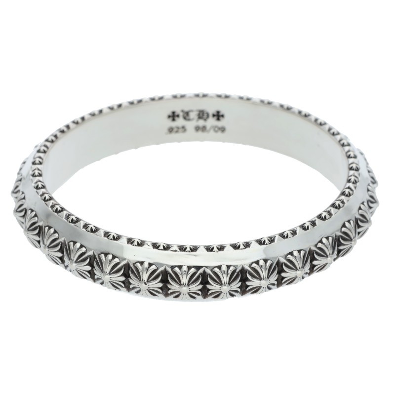 クロムハーツダブルドッグ パヴェダイヤモンドバングルシルバー925 fdh71449_4.jpg