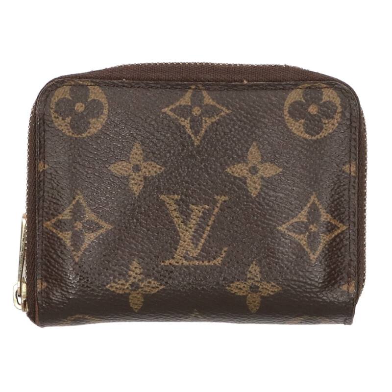 ルイヴィトン LOUISVUITTON　 M60067 ジッピーコインパース モノグラムラウンドジップ財布(ブラウン)【310152】【BS99】【小物】【中古】bb429#rinkan*B