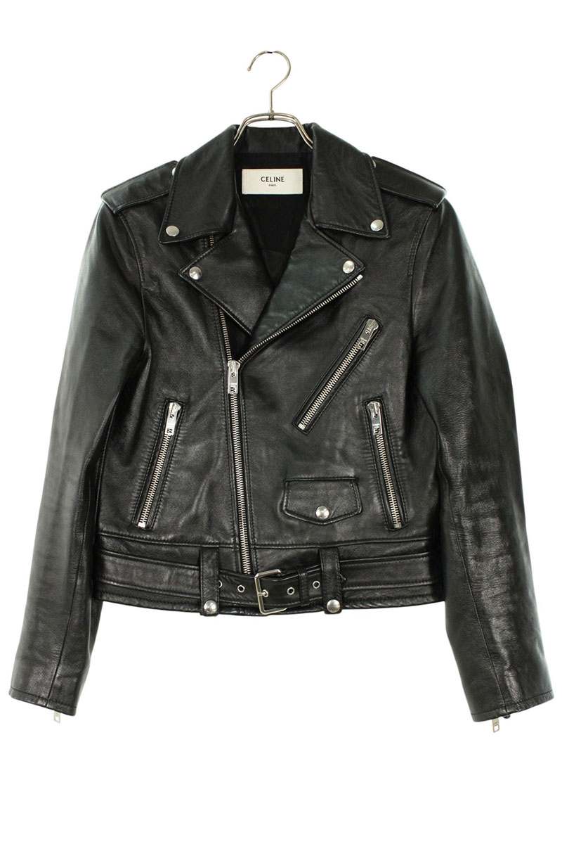 CELINE セリーヌ レザージャケット ライダース サイズ 36 ラムレザー 楽天市場】【セリーヌ】Celine クラシックバイカー ラムスキン