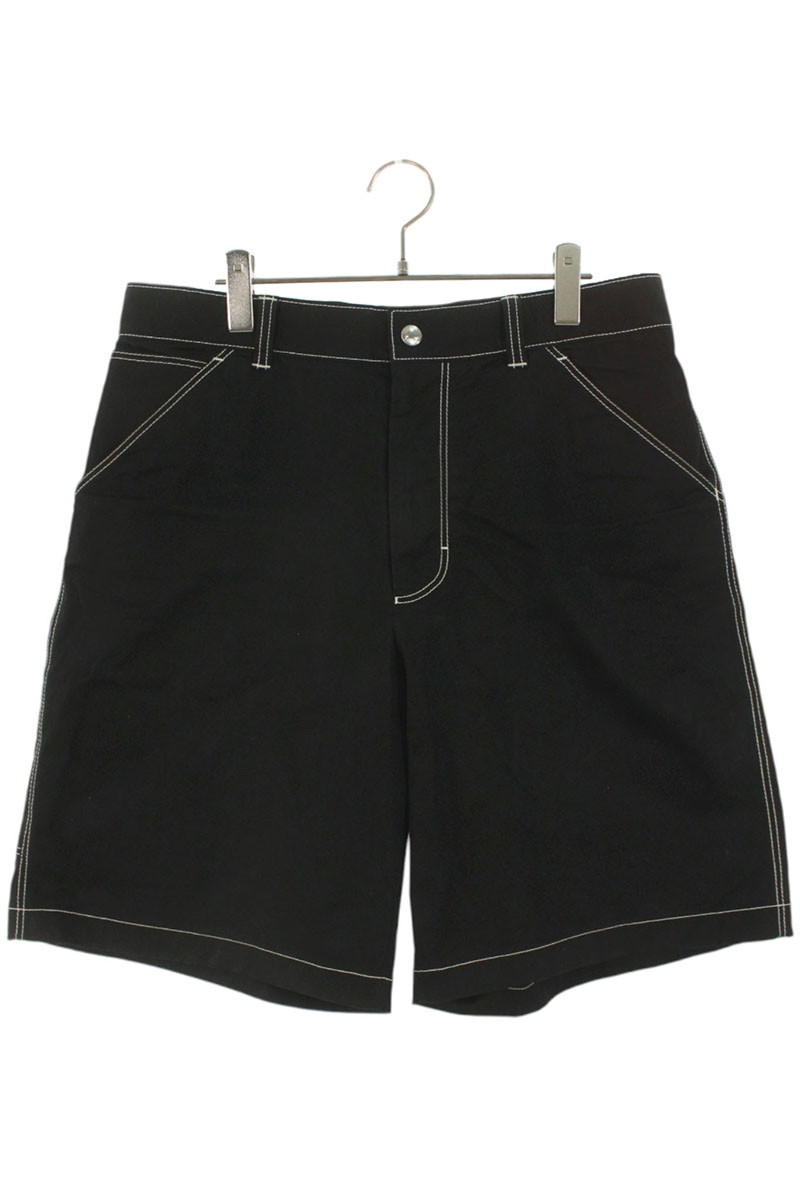 プラダ ショートパンツ 三角ロゴプレート ネイビー ナイロン サイズ36 プラダ ショートパンツ 三角ロゴプレート ネイビー ナイロン