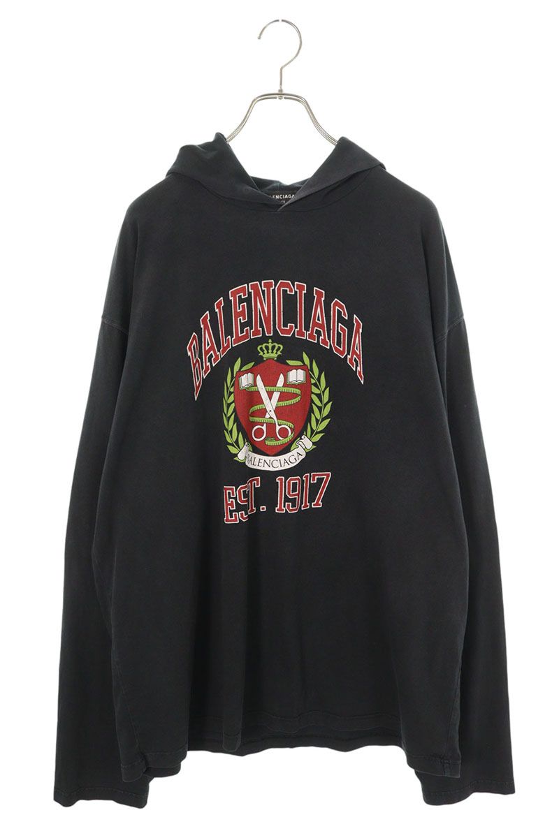 楽天市場】バレンシアガ BALENCIAGA サイズ:S Soccer Paris Zip-Hoodie